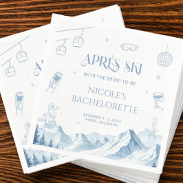 Guardanapo De Papel Desenho à Mão Après Aki Festa de Solteira de Inver