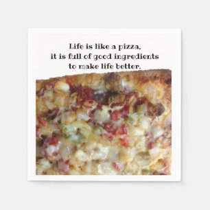 Guardanapo De Papel Desenho casual de imagem PIzza