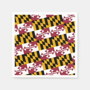 Guardanapo De Papel Desenho da Bandeira de Maryland, Bandeira de Maryl