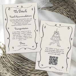 Guardanapo De Papel Desenhos Caprichosos à Mão Moldura Ondulada Casame