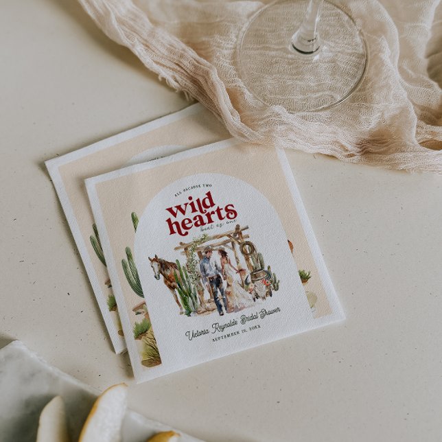 Guardanapo De Papel Deserto Ocidental do Boho | CHÁ DE PANELA (Criador carregado)