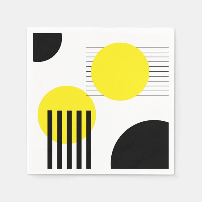 Guardanapo De Papel Design abstrato (Frente)