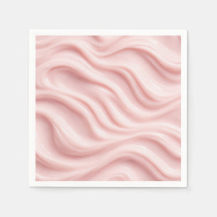 Guardanapo De Papel Design Abstrato Creme Rosa