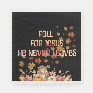 Guardanapo De Papel Design Adorar a Jesus Ele Nunca Deixa