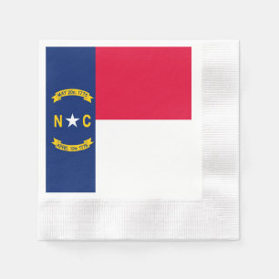 Guardanapo De Papel Design da bandeira do estado de North Carolina