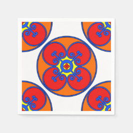 Guardanapo De Papel Design da Sicília Mediterrânica