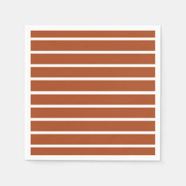 Guardanapo De Papel Design das Estrias Marrons e Brancas