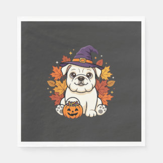 Guardanapo De Papel Design de cachorro de abóbora de Halloween de Bull