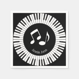 Guardanapo De Papel Design de Chaves Piano