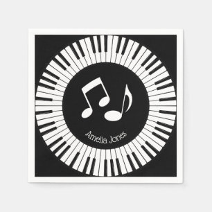 Guardanapo De Papel Design de Chaves Piano