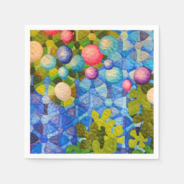 Guardanapo De Papel Design de colcha de contenção temporária (Frente)