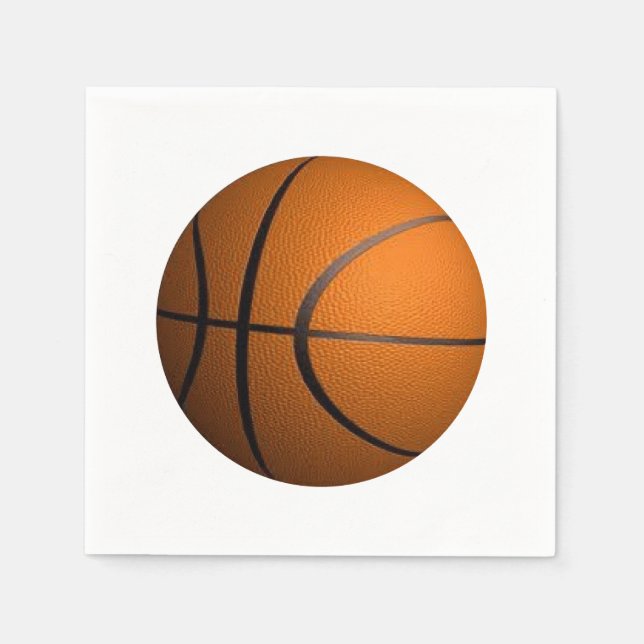 Guardanapo De Papel Design de Esporte de Basquetebol (Frente)