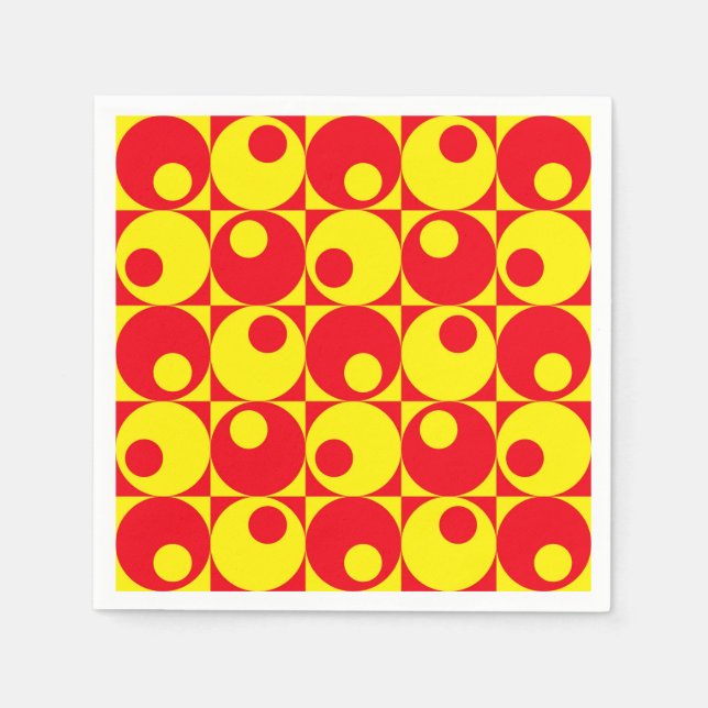 Guardanapo De Papel Design de estilo retrorreflector (Frente)