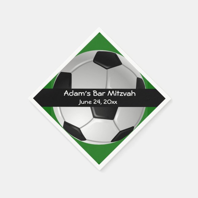 Guardanapo De Papel Design de futebol Napkins (Canto)