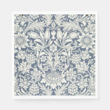 Design de girassol (por William Morris) Napkins