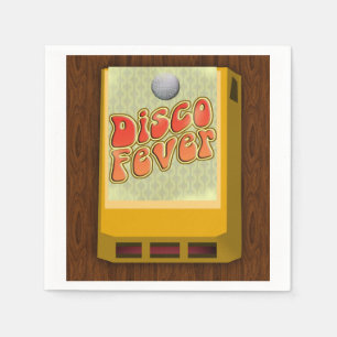 Guardanapo De Papel Design de Groovy de Theme Party de 8 Rastreamento