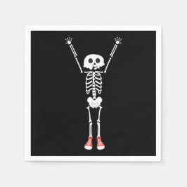 Guardanapo De Papel Design de Halloween legal Skeleton