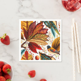 Guardanapo De Papel Design de outono e Ação de Graças