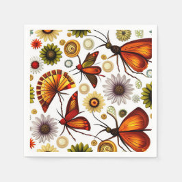 Guardanapo De Papel Design de outono Floral