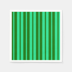 Guardanapo De Papel Design de padrão de faixa verde Na moda verde-bran