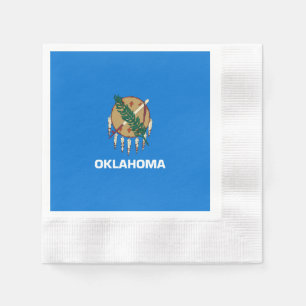 Guardanapo De Papel Design de Sinalizador do Estado de Oklahoma