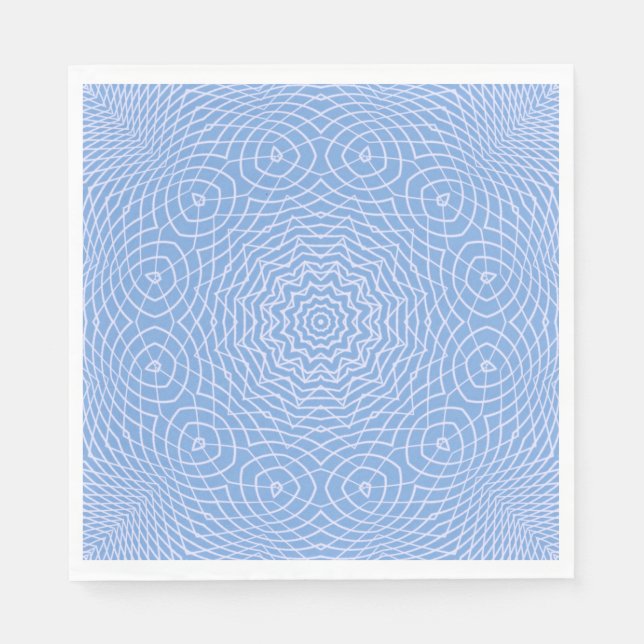 Guardanapo De Papel Design de Tulha Azul Claro (Frente)