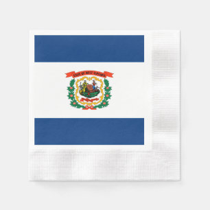 Guardanapo De Papel Design do Estado da Virgínia Ocidental