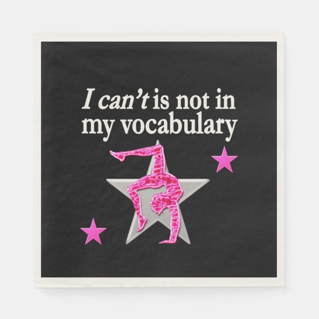 GUARDANAPO DE PAPEL DESIGN INSPIRATION GYMNASTICS (Frente)