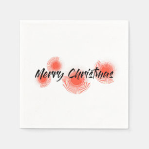 Guardanapo De Papel design moderno, alegre e divertido "Feliz Natal"