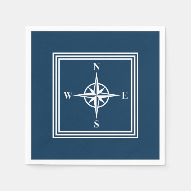 Guardanapo De Papel Design náutico (Frente)