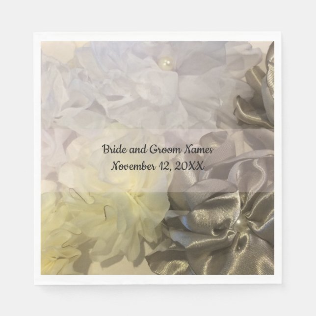 Guardanapo De Papel Design primavera Tecido de Seda (Frente)