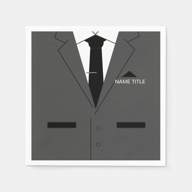 Guardanapo De Papel Design Seu Próprio Engraçado Texto Personalizado (Frente)
