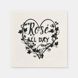 Guardanapo De Papel Designs de coração negro