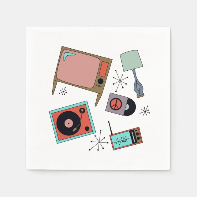 Guardanapo De Papel Designs retrorreflectores (Frente)