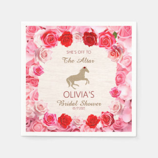 Guardanapo De Papel Desligar para o Chá de panela Altar Rosa vermelha