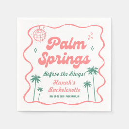 Guardanapo De Papel Despedida de Solteira em Palm Springs