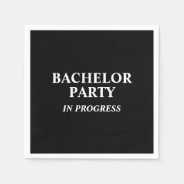 Guardanapo De Papel Despedida de solteiro em andamento Napkins