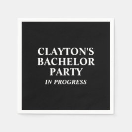 Guardanapo De Papel Despedida de solteiro em andamento Napkins