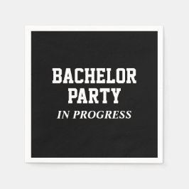 Guardanapo De Papel Despedida de solteiro em andamento Napkins