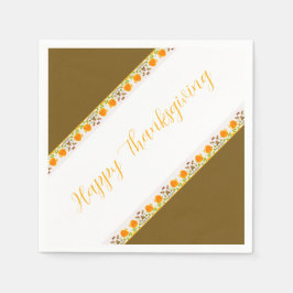 Guardanapo De Papel Destaque Com Padrão Laranja Napkins