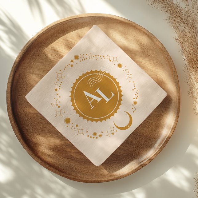 Guardanapo De Papel Destino de Casamento Cósmico de Embarque (Criador carregado)