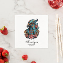 Guardanapo De Papel Deus do Falcão Egípcio.