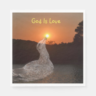 Guardanapo De Papel Deus É O Sol Do Amor