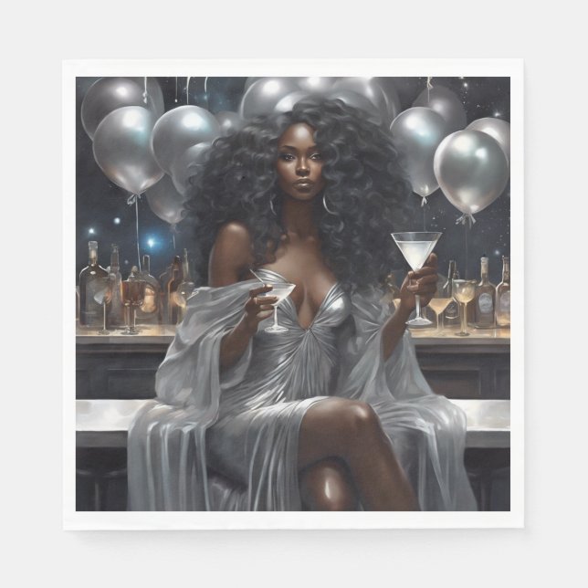 Guardanapo De Papel Deusa Celebração Napkins (Frente)