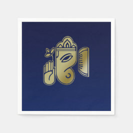 Guardanapo De Papel Deusa Dourada Ganesha - Papel Napkin