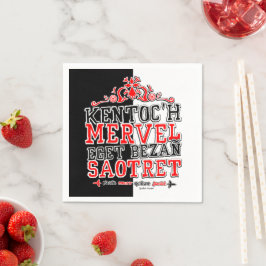 Guardanapo De Papel Devise de la Bretagne