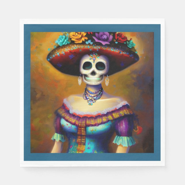 Guardanapo De Papel Dia da Mulher Morta 1 (Frente)