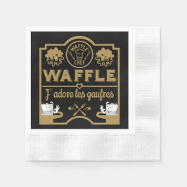 Guardanapo De Papel Dia da Waffle