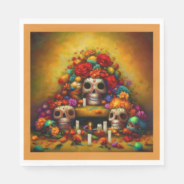 Guardanapo De Papel Dia das Tarefas Mortas 1 (Frente)