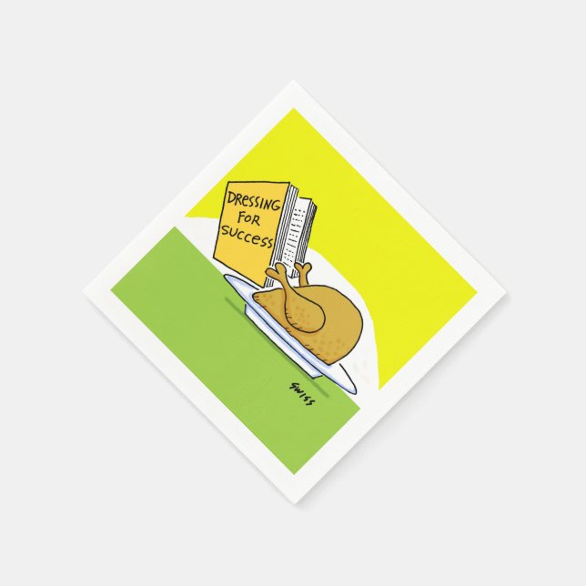 Guardanapo De Papel Dia de Ação de Graças, Humoroso, Turquia Informal (Canto)